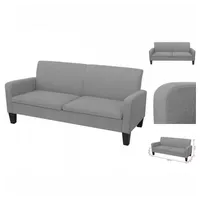 vidaXL 3-Sitzersofa 180 x 65 x76 cm Hellgrau