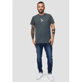 Recovered T-Shirt "Disney Goofy Side Profile", Herren, Gr. S, schwarz, 100% Baumwolle, bedruckt, normal, Rundhals, Shirts T-Shirt, im zeitlosen Design
