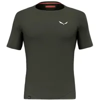 Salewa Pedroc Dry Mesh Kurzarm-t-shirt - Dark Olive -