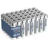 Ansmann - Batterien aa 40 Stück, Alkaline Mignon Batterie, für Lichterkette uvm.
