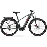 Haibike Trekking 5 Yamaha 720Wh Elektro Trekking Bike Glossy Olive/Dynamite Red | 27.5" Herren Diamant S/40cm