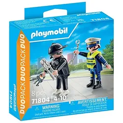 PLAYMOBIL Polizist und Einbrecher, Aktion/Abenteuer, 4 Jahr(e), Mehrfarbig