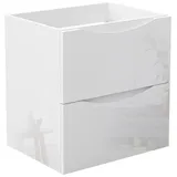 duschspa Waschtisch Unterschrank Waschtischunterschrank Waschbeckenunterschrank Badschrank, 50-120cm Hängeschrank, Matt / Hochglanz 50 cm x 52 cm x 38.8 cm
