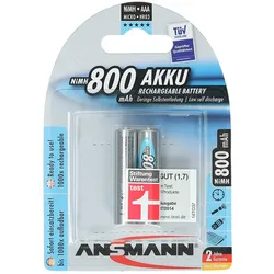 Ansmann 2x 800mAh Mignon NiMH Accu