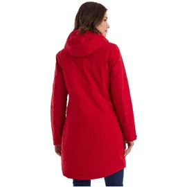 KILLTEC Damen Parka/Mantel wasserdicht mit abzippbarer Kapuze Damen Funktionsparka, rot, 44, 43284-000