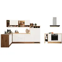 Respekta Winkelküche L-Form 310 x 172 cm Weiß