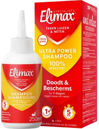 Elimax Ultra Power Shampoo Gegen Läuse Und Nissen 250ml