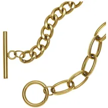 LASCANA Chunky Armkette goldfarben 563050C00 Größe Edelstahl