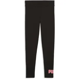 Puma Leggings ESS 2 COLOR NO.1 LOGO LEGGINGS G enge Passform, für Sportmode und Streetwear schwarz 176