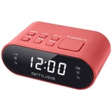 Muse M-10 RED Radiowecker UKW, FM Weckfunktion Rot