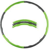 Fitnessreifen - Hula Hoop Reifen - Sportreifen 1,2 kg - Grün/Grau 100 CM