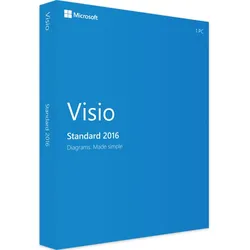 Microsoft Visio 2016 Standard | Windows | Produktschlüssel + Download