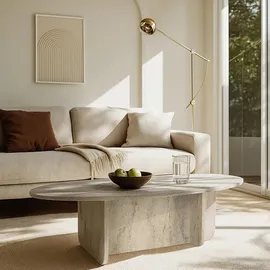 moebel17 Luminous Beige Grau Holz 120 x 40 x 60 cm
