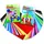 Folia Riesen-Tonpapierblock 24 x 34 cm 50 Blatt 130 g/m2 farbig sortiert