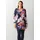 ALBA MODA Langarmbluse mit floralem Print Blau 36