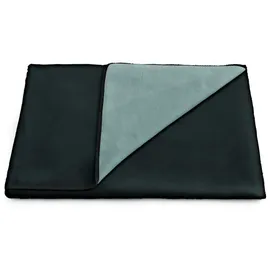 IBENA Doubleface Dublin 220 x 240 cm anthrazit/silber