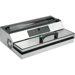 METRO Professional Balkenvakuumierer GVS2040, Edelstahl, 49.3 x 30.1 x 16.2 cm, max. Beutelbreite: 40.6 cm, Schnellstart, silber