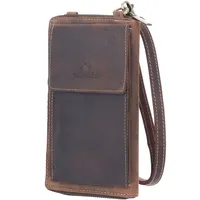 The Skandinavian Brand Umhängetasche Leder Brown