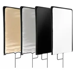 Bresser C-Stand Flag Panel 4-farbig + diffus 75x90cm | ✔️ 10% Sofortrabatt