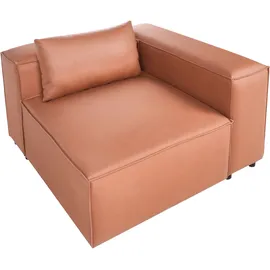 Beliani Eckmodul Brande 0 x 0 cm Goldbraun
