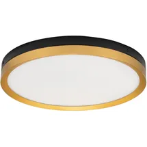 Nova Luce Cantria 1 gold, schwarz Ø 40 cm