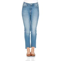 Lee Damen Jeans Elly Slim Fit Light Shade Hoher Bund Reißverschluss W 25 L 33