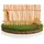 BooGardi Lattenzaun 100 x 50 cm Braun/Holz
