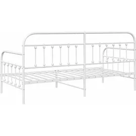 vidaXL Tagesbett 100 x 200 cm Weiß