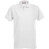 Clique Stretch Premium Poloshirt weiß 4XL