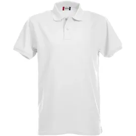 Clique Stretch Premium Poloshirt weiß 4XL