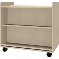 Bücherwagen doppelseitig, fahrbar