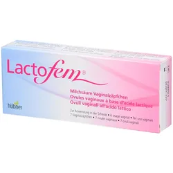 Lactofem Milchsäure Vaginalzäpfchen