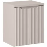 ROYAL24_MARKT Waschbeckenunterschrank - Nova Cashmere N - Mit Kaschmir-Arbeitsfläche 80, 60, 50 cm (Waschbeckenunterschrank, 2-St., Premium - Nova Cashmere N) Premium – Zeitlos – Edel. 50 cm
