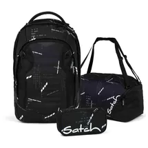 Satch match plus Ninja Matrix 3 tlg. inkl. Mäppchen und Sporttasche