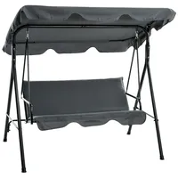 Outsunny - Hollywoodschaukel - 172Lx110Wx153Hcm - Grau,