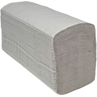 MaMa Handtuchpapier, 1-lagig, ZZ-Falz grau papierhandtücher, 4000 Blatt/Karton