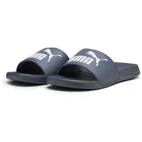 Puma Popcat 20 Slide Sandal, Inky blue/puma White, 40.5 EU