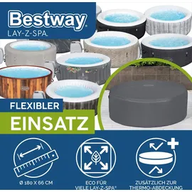 BESTWAY LAY-Z-SPA Xtras Thermo-Komplettabdeckung Ø 180 x 66 cm