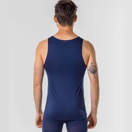 Löffler Singlet Merino Light dark blue- (495) 52