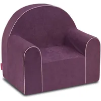 Midi Kindersessel Kinder Babysessel Baby Sessel Sofa Kinderstuhl Stuhl Schaumstoff Umweltfreundlich (Violett)