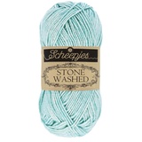 Scheepjes 1664-813 Stone Washed Baumwolle Garn, 813 Amazonite, 1x50g