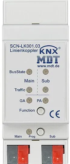 Bereichs-/ Linienkoppler MDT mit KNX Data Secure