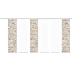 HOME Wohnideen Schiebevorhang   , beige , Maße (cm): B: 60 H: 245
