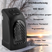 Mauk Mini-Steckdosenheizung - Kompakt-Heizung - Handy Heater