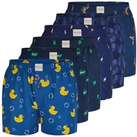 Phil & Co. Berlin Boxershorts mischfarben XXL 6er Pack