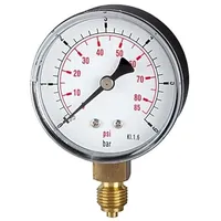 Riegler Standardmano »pressure line«, G 1/4 unten, 0-1,6 bar/23