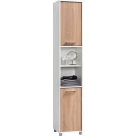 Procontour Betty Hochschrank 35 x 192 cm Weiß Holz