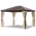 LECO Profi-Pavillon 3 x 3,65 m inkl. Seitenteile grau