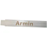 Heka Zollstock Armin 2 m, weiß