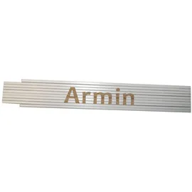 Heka Zollstock Armin 2 m, weiß